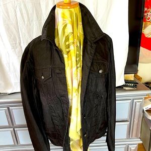 Chanel jacket ! Black see through cover coat size 44